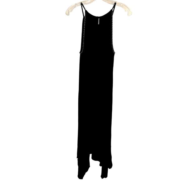 INC Medium Women's Beaded Black Sleeveless Maxi BOHO Sun Dress Miss Size 8 10 M - Picture 6 of 7